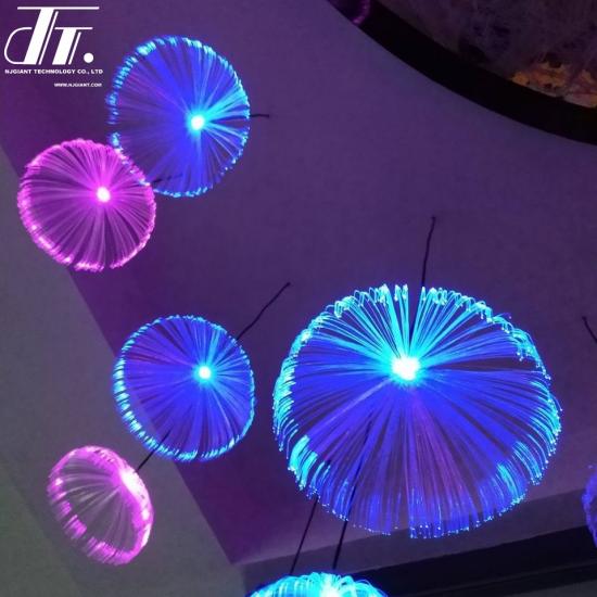 fiber optic restaurant lamp